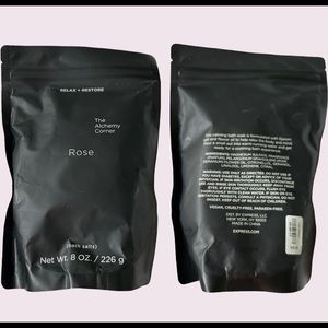 NWT The Alchemy Corner Rest + Restore Bath Salts • Rose • 8 oz